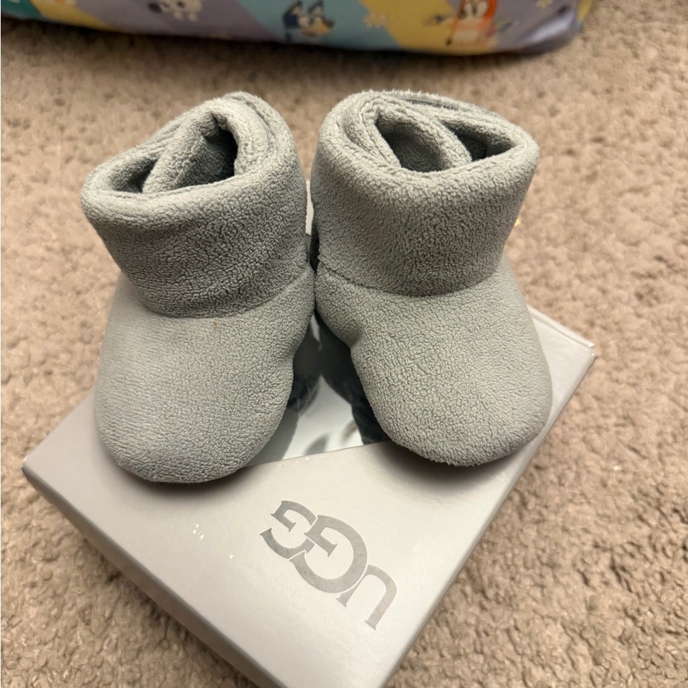 UGG Soft Gray Infant Booties